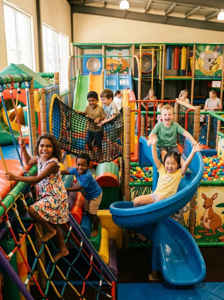 Happy children playing together